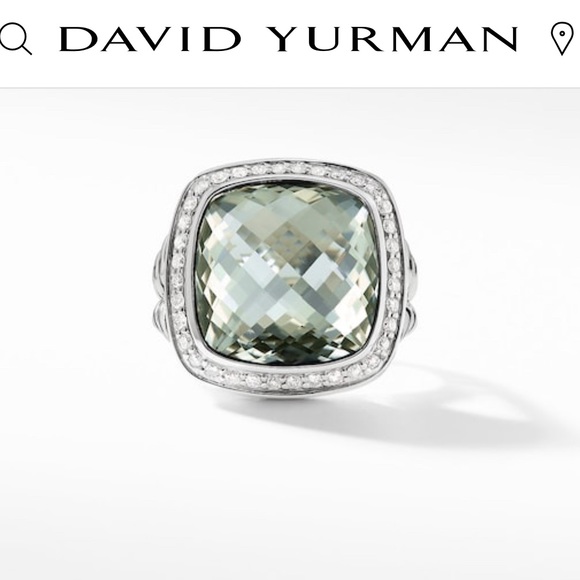David Yurman Jewelry - SOLD * David Yurman Prasiolite and Diamond ring
